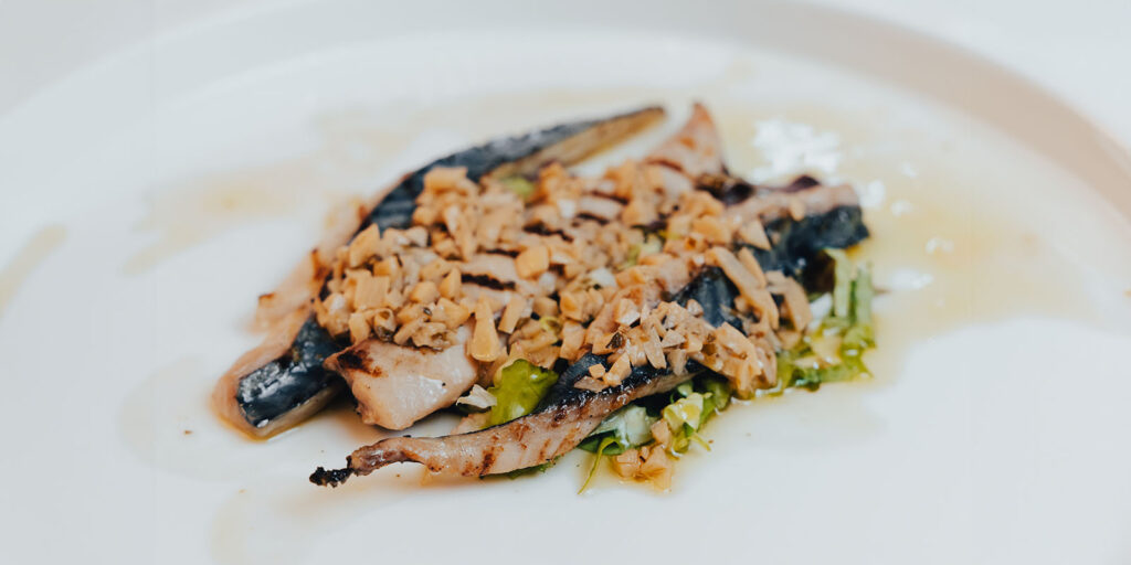 Sgombro arrosto all'agliata Sgombro arrosto all'agliata Menu Bavetta